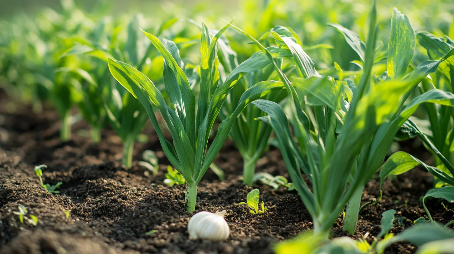 planter ail germé